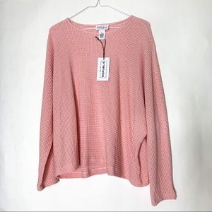 For the Republic-simple pink with waffle t…